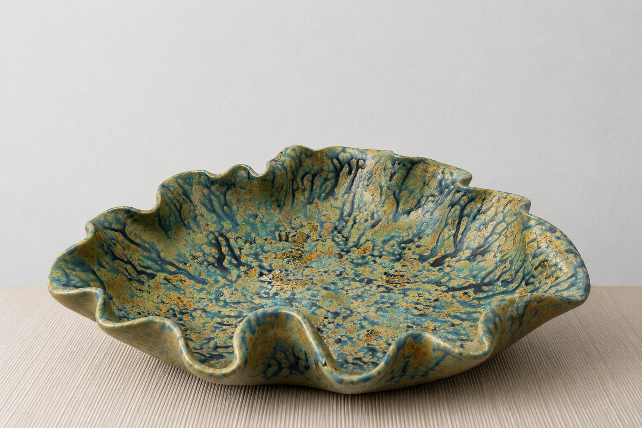 Golden Blue Bowl